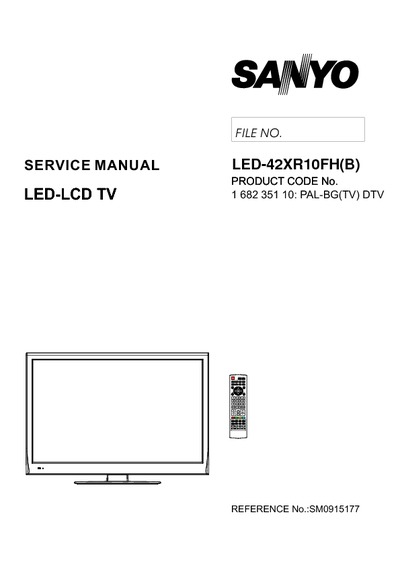 Sanyo 42XR10FH(b) LED TV