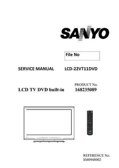 Sanyo 22VT11 LCD+DVD