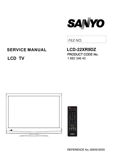 Sanyo 22XR9DZ LCD