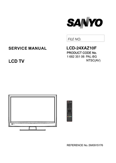 Sanyo 24XAZ10F LCD TV