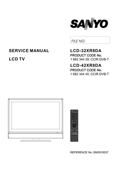 Sanyo 32XR8DA LCD