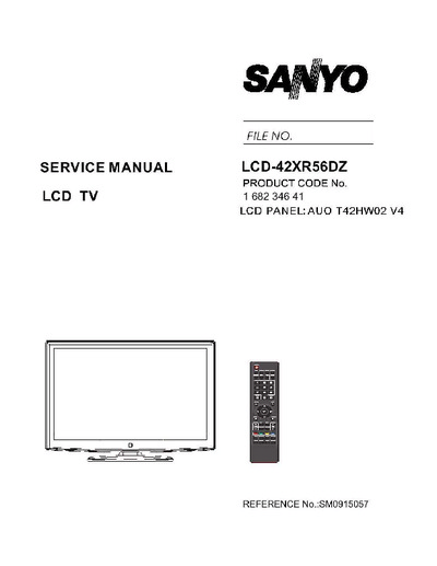 Sanyo 42XR56DZ LCD