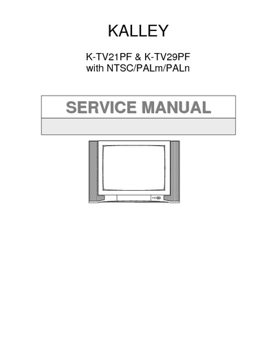 KALLEY K-TV21PF Service Manual