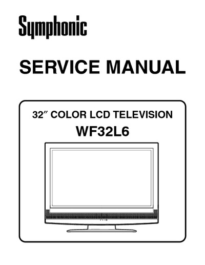 Symphonic LCD TV WF32L6