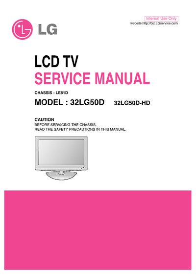 LG 32LG50D LE81D LED LCD