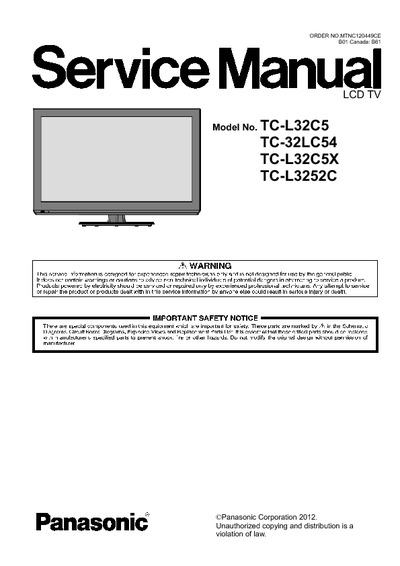Panasonic TC-L32C5 MTNC120449CE