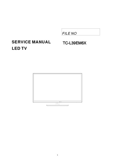 Panasonic TC-L39EM6X LCD LED
