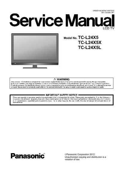 Panasonic TC-L24X5 LCD