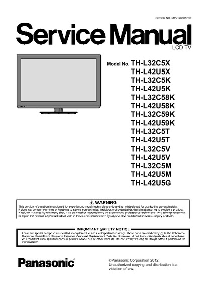 Panasonic TH-L32C5X LCD
