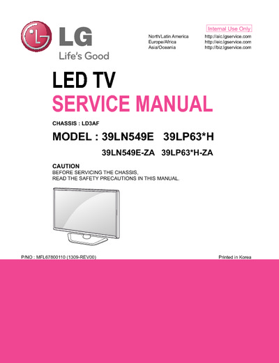 LG 39LP630H LD3AF LED TV