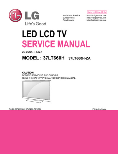 LG 37LT660H LD2AZ LED LCD