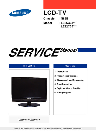 Samsung LE26C35 N82B LCD_TV