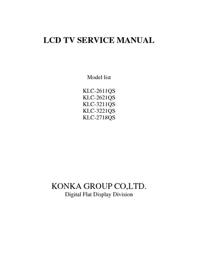 Konka KLC-2611QS LCD