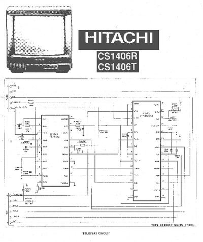 Hitachi CS1406R, CS1406T