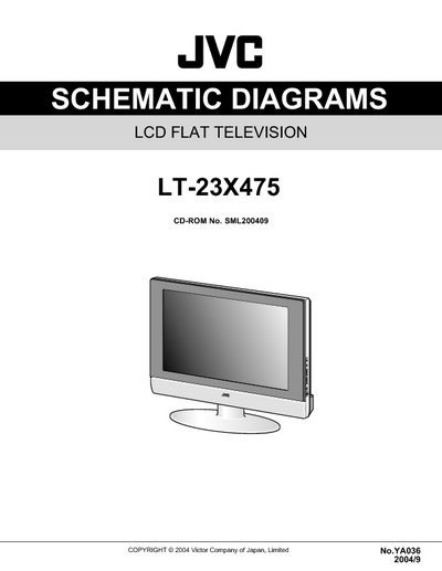 JVC LT-23X475 LCD TV