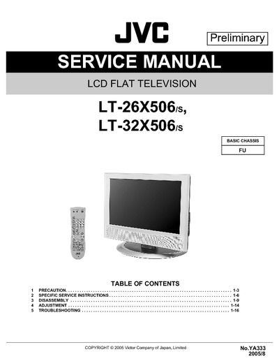 JVC FU LT-26X506 LCD TV