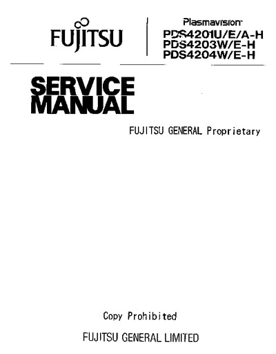 Fujitsu PDS4201 PDS4203 PDS4204