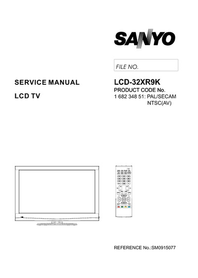 Sanyo LCD 32XR9K