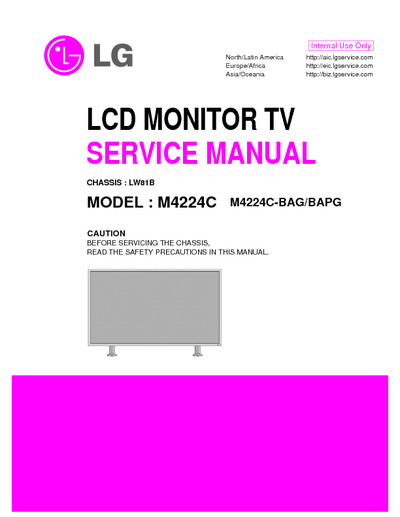 LG M4224C CHASSIS LW81B