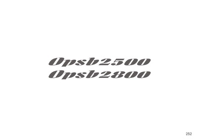 ONEAL OPSB2500, OPSB2800