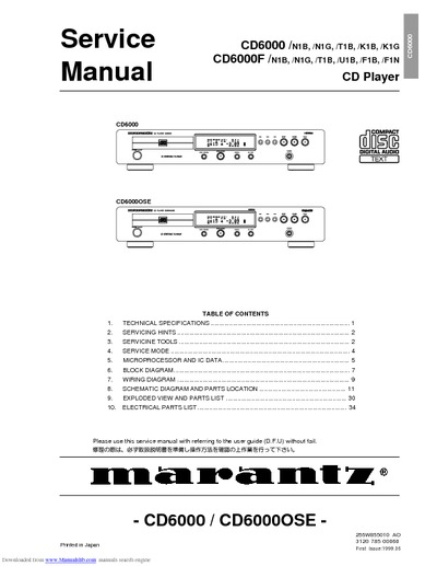 Marantz CD6000
