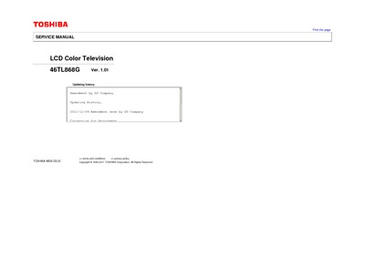 Toshiba 46TL868G Ver. 1.01