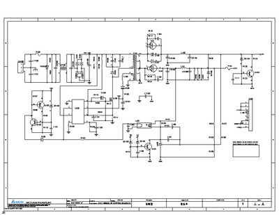 OEM Delta DAC-19M020 power schematic