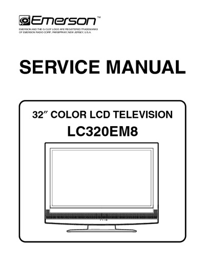 EMERSON-LCD TV LC320EM8