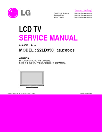 LG 22LD350 LT01A LED LCD