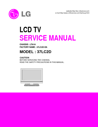 LG 37LC2D LT61A LED LCD