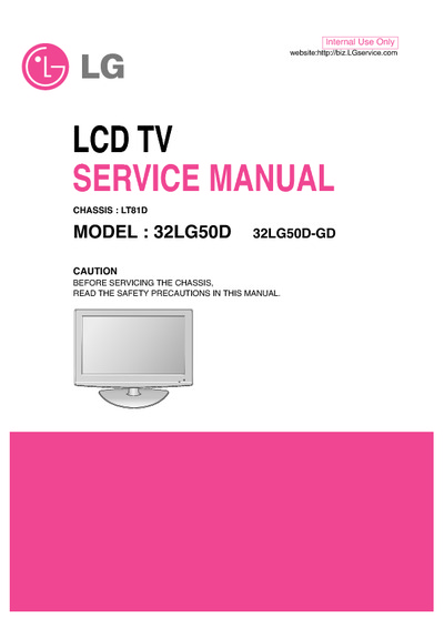 LG 32LG50D LT81D LED LCD