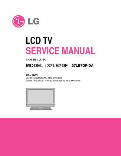 LG 37LB7DF LT75A LED LCD
