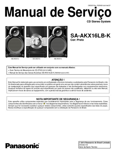 Panasonic SA-AKX16LB-K