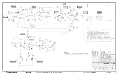 Ampeg Reverberocket Main PCB Schematics 27801HK
