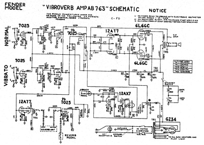 Fender Vibroverb ab763 schem