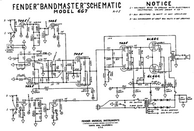 Fender Bandmaster 6g7 schem