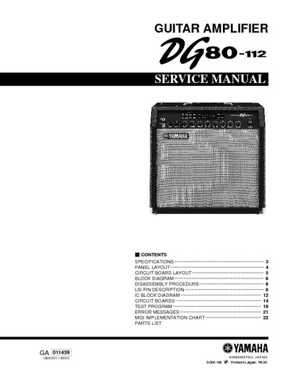 Yamaha DG80-112