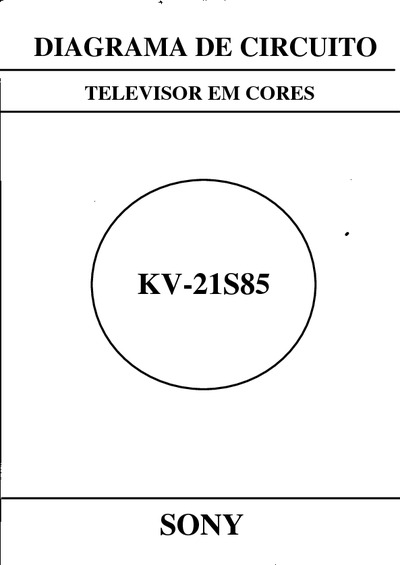 Sony TV KV-21S85