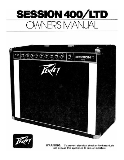 Peavey Session 400 manual-schematic