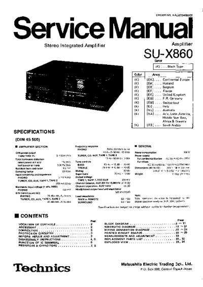 Technics SU-X860