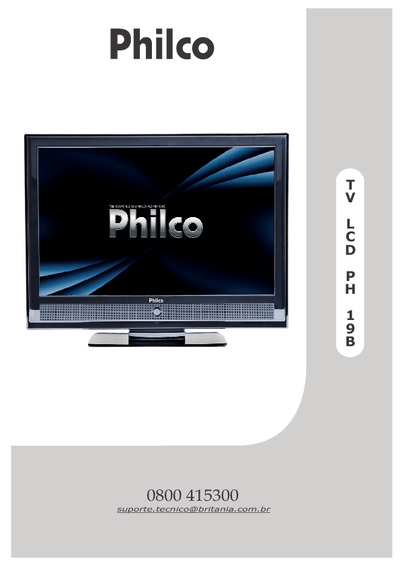 Philco PH19B LCD