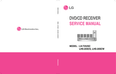 LG DVD CD Receiver TH-252SC