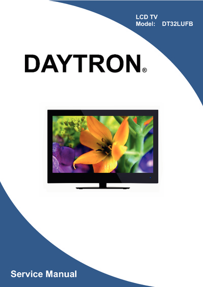 Daytron DT32LUFB LCD Service Manual