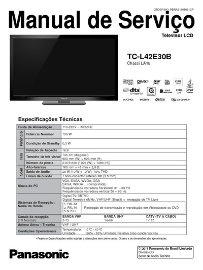 Panasonic TC-L42E30B