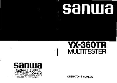 Sanwa YX-360TR
