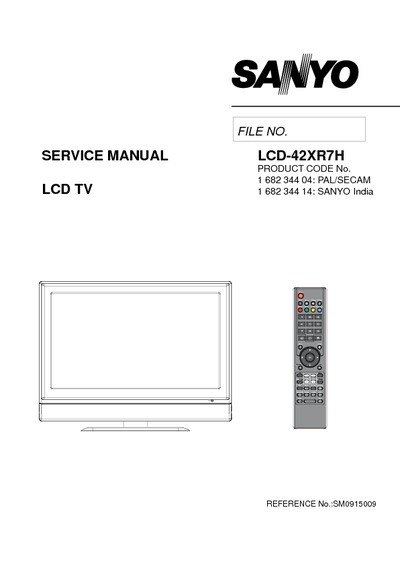 Sanyo LCD-42XR7H lcd