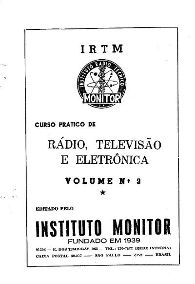 Curso Rádio Televisão e Eletrônica - 03