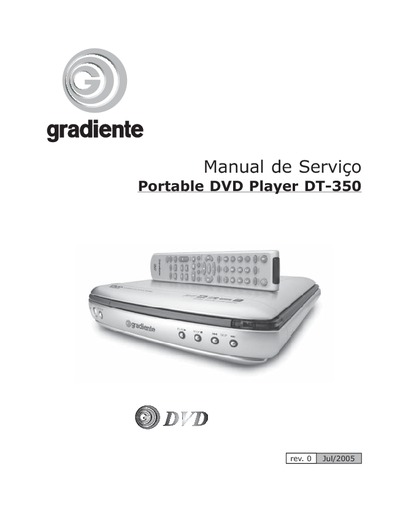 Gradiente Portable DVD Player DT350