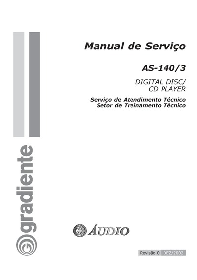 Gradiente AS140/3 Digital Disc / CD Player