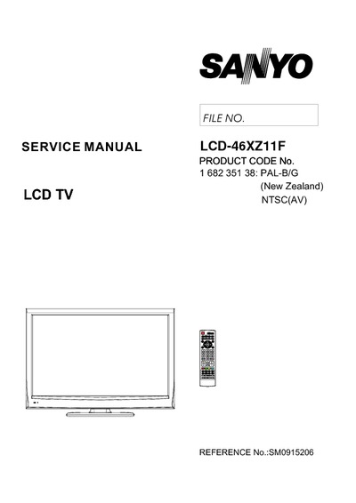 Sanyo LCD-46XZ11F